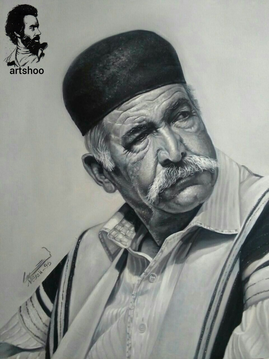 نقاشی سیاه قلم